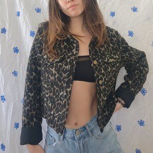 Forever21 cheetah print jacket